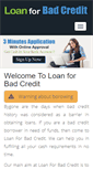Mobile Screenshot of loanforbadcredit.com.au